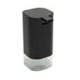 thumbnail image 1 of Bath Bliss Acrylic 14 oz Soap Pump Dispenser, Black, 1 of 7