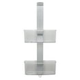 thumbnail image 1 of Bath Bliss Adjustable Rust Proof Aluminum 2 Tier Glass Door Shower Caddy - 11.4"x 27.2"x 5.1", 1 of 7