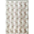 thumbnail image 1 of Bath Bliss Beige Tile PEVA Shower Curtain, 0.16" x 70", 1 of 3