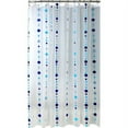 thumbnail image 1 of Bath Bliss Blue Chandelier Design PEVA Shower Curtain, 70" x 72", 1 of 3