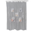 thumbnail image 1 of Bath Bliss Clear Clear Copper Shower Liner, 72" x 70", 1 of 8