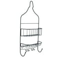 thumbnail interactive-video image 1 of Bath Bliss Contoured Head Design Metal Shower Caddy, Bronze, 1 of 10