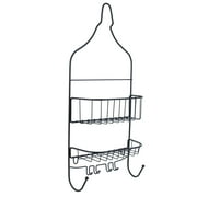Bath Bliss Contoured Head Design Metal Shower Caddy, Bronze