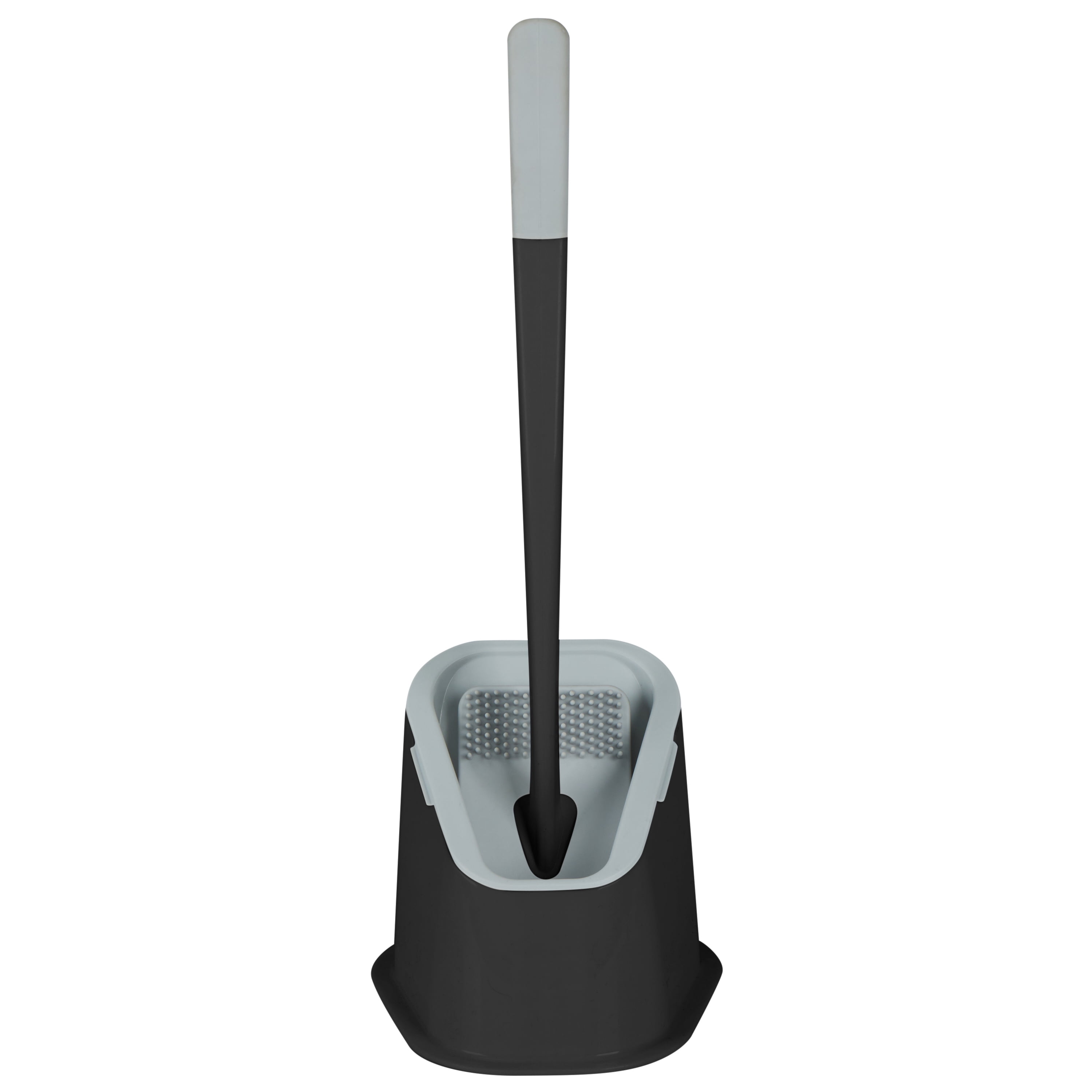 Bath Bliss  Adult Contoured Toilet Brush in Black