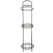 Bath Bliss Curls Design Freestanding Toilet Tissue Dispenser and Holder in Oil Rubbed Bronze