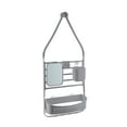 thumbnail image 1 of Bath Bliss Deluxe Flex 1 Shelf Plastic Adjustable Shower Caddy, Gray, 1 of 7