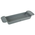 thumbnail image 1 of Bath Bliss Expandable Non-Slip Bathtub Caddy in Gray, 1 of 8