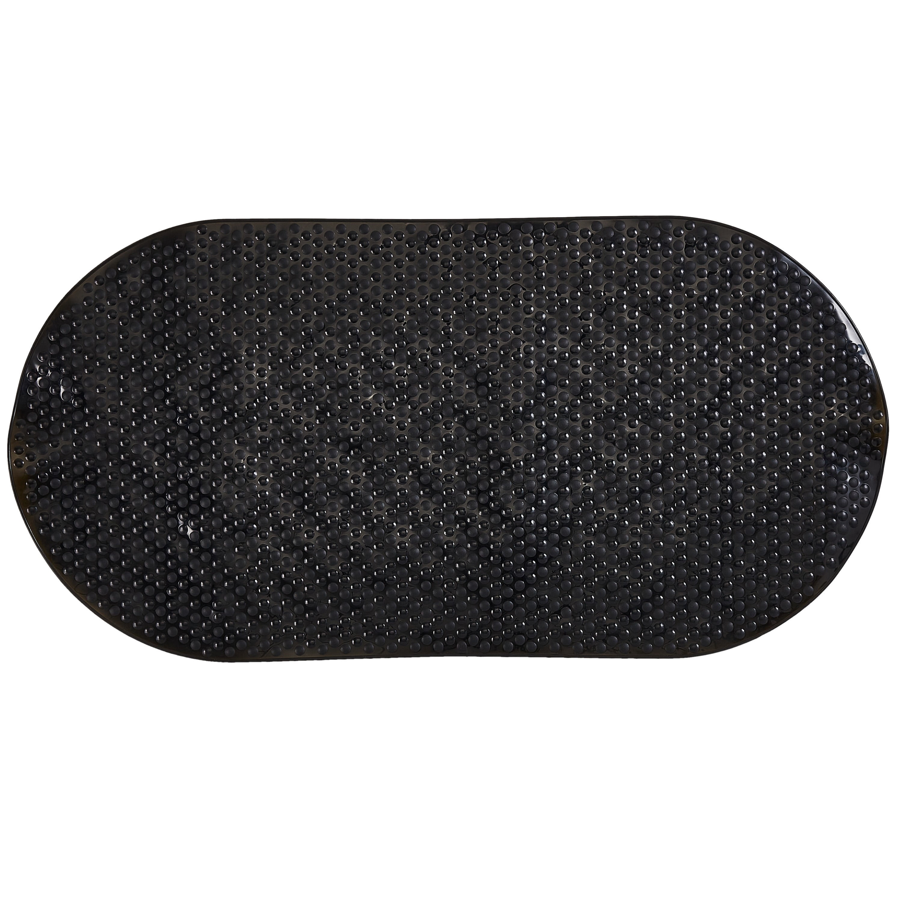 Bath Bliss Extra Long Aqua Gel Bath Mat in Black