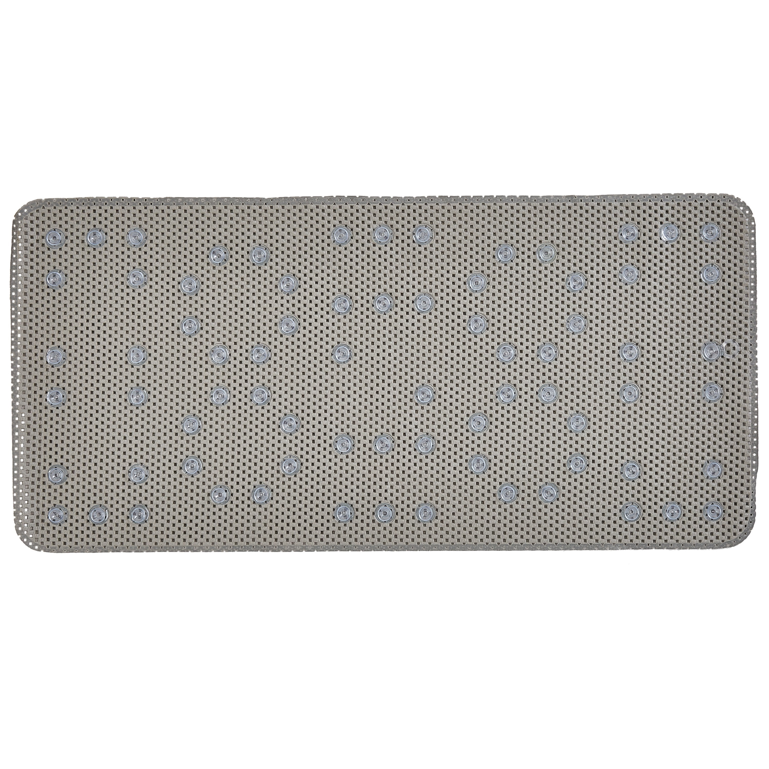 Bath Bliss Extra Long Cushioned Bath Mat in Light Grey