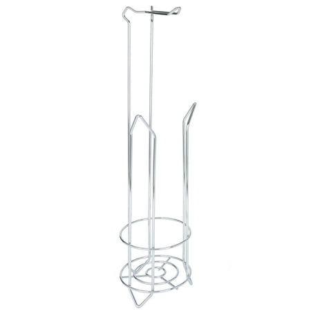 Bath Bliss Freestanding Chrome Toilet Paper Holder