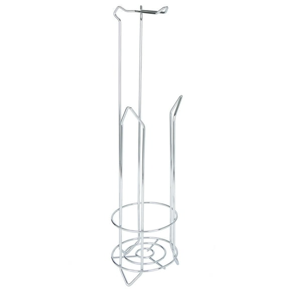 Bath Bliss Freestanding Chrome Toilet Paper Holder