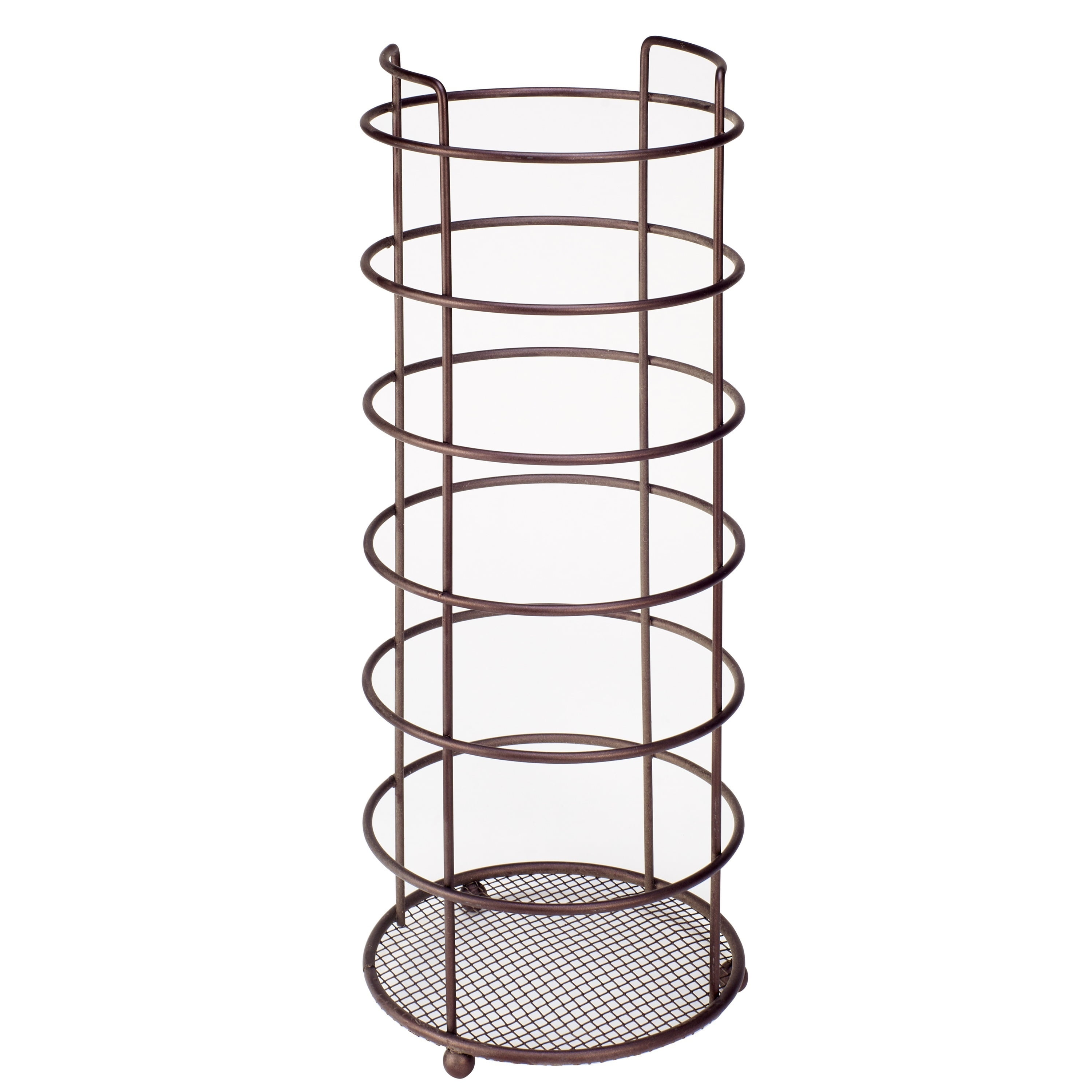 Bath Bliss Freestanding Toilet Paper Holder in Bronze, Holds 3 Toilet Paper Rolls