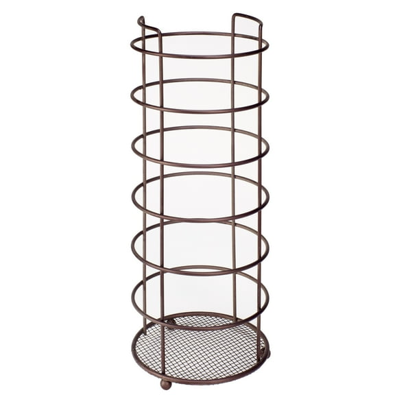 Bath Bliss Freestanding Toilet Paper Holder in Bronze, Holds 3 Toilet Paper Rolls