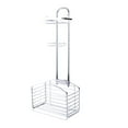 thumbnail image 1 of Bath Bliss Harbor Collection Adjustable Two Shelf Bathroom Organizer in Chrome, 1 of 5