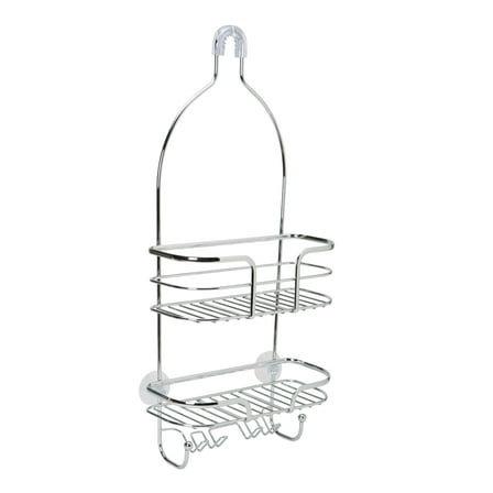 Bath Bliss Holland Steel Shower Caddy in Chrome