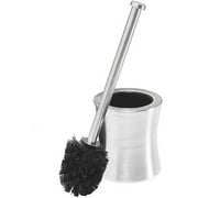 Bath Bliss Hour Glass Shaped Stainless Steel Toilet Brush and Holder