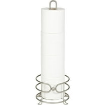 Bath Bliss Marble Ball Freestanding Toilet Paper Reserve, Satin