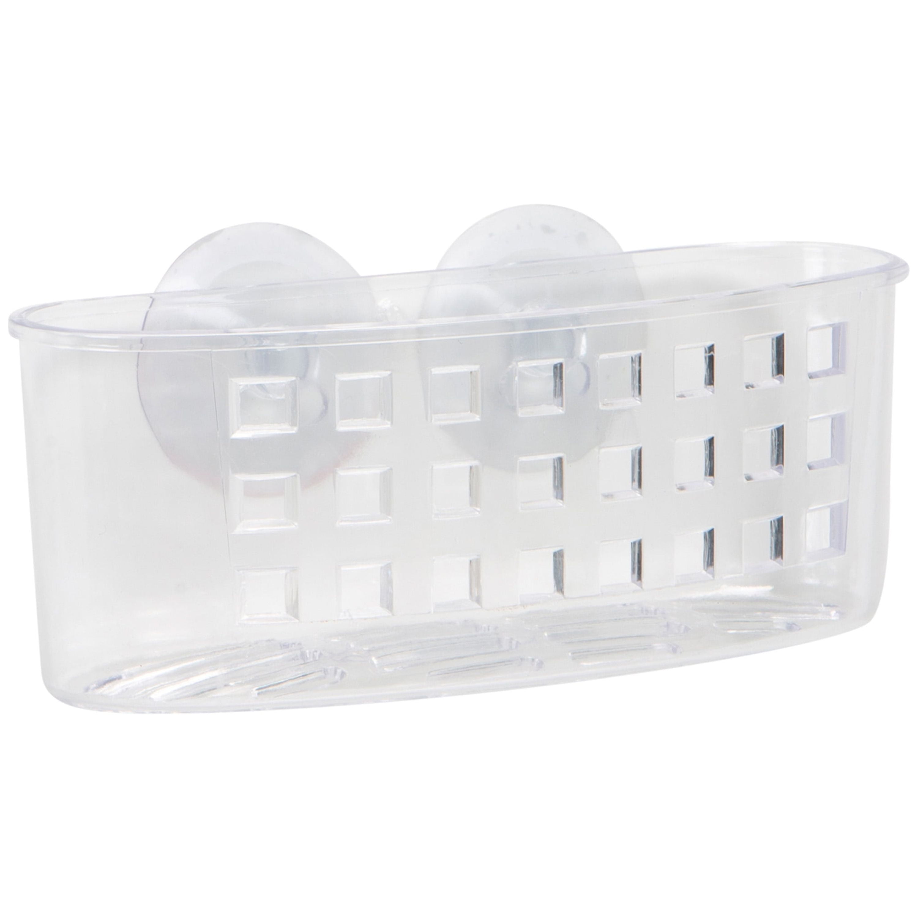 On the Dot Suction Shower Basket Caddy Gray - Slipx Solutions
