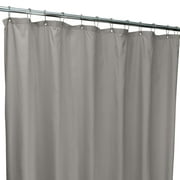 Bath Bliss Microfiber Soft Touch Diamond Design Shower Curtain Liner in Charcoal HGrey