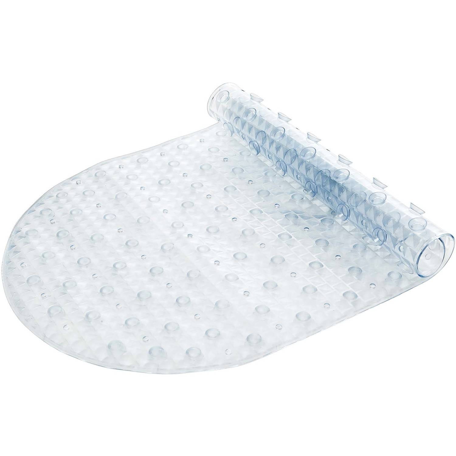 Clear PVC Anti-Slip Mildew Resistant Bath Mat