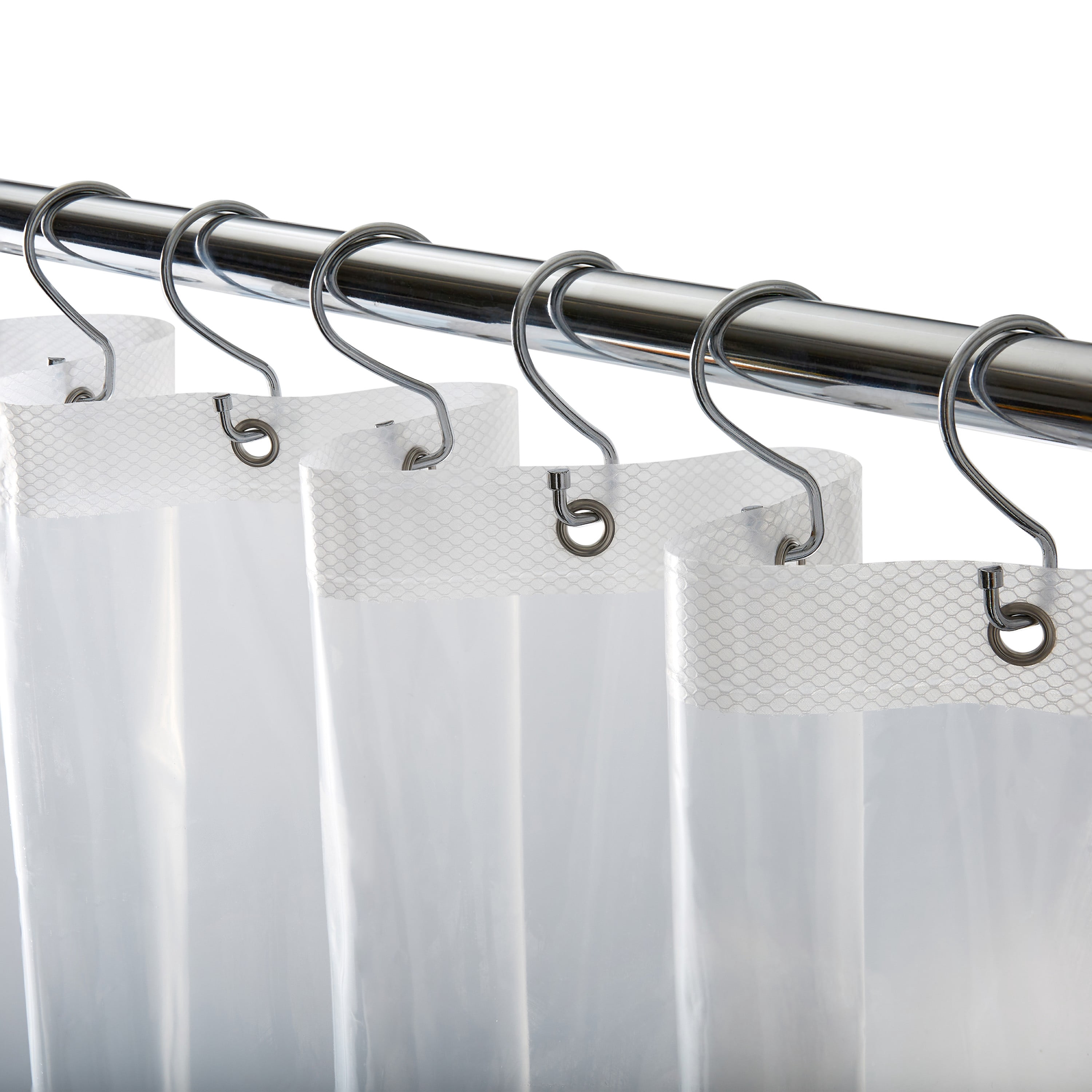 Bath Bliss PEVA Shower Curtain Liner Super Clear
