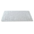 thumbnail image 1 of Bath Bliss PVC Non-Slip Textured Bathmat in Clear, 1 of 4