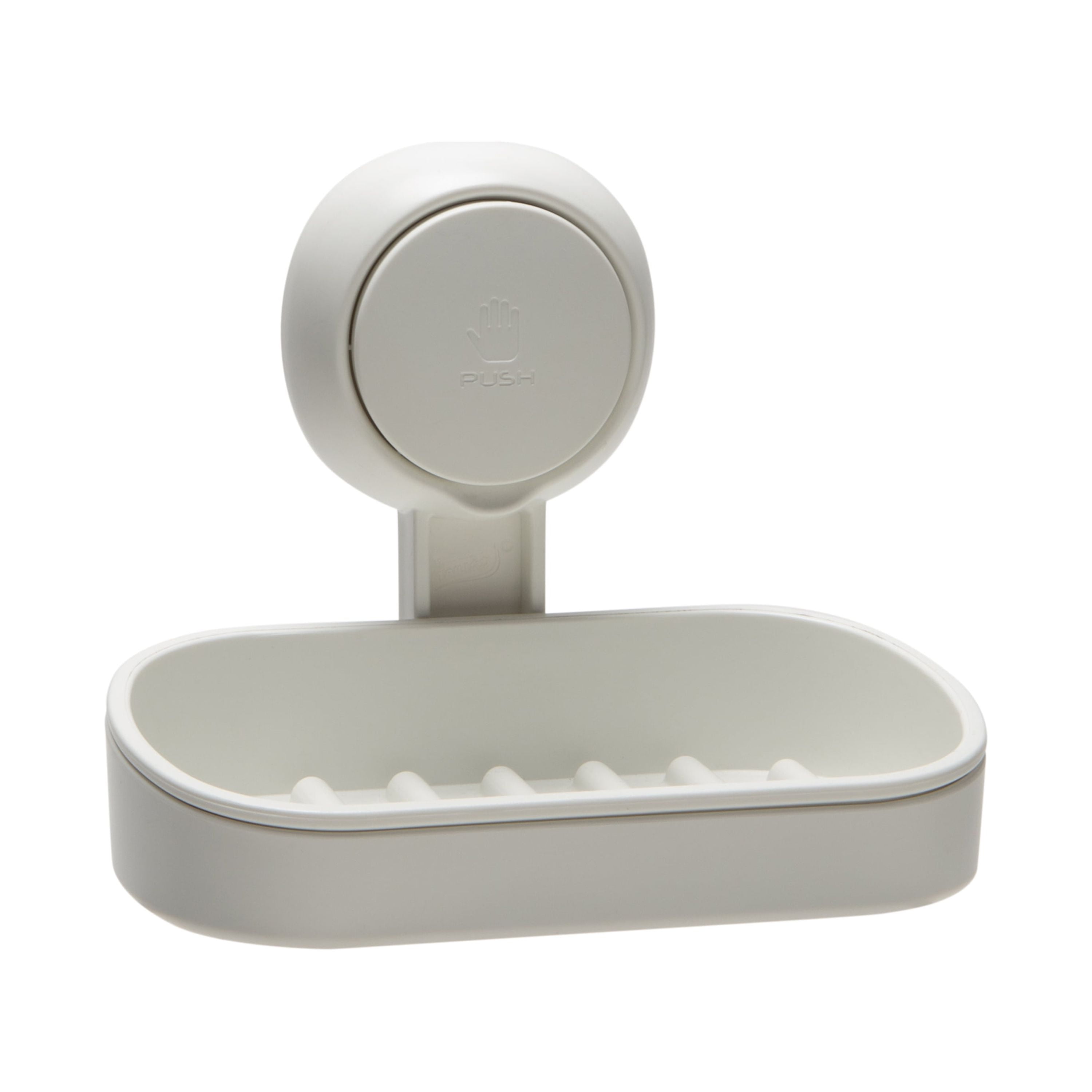 Bath Bliss Plastic Soap Dishes & Holder, White