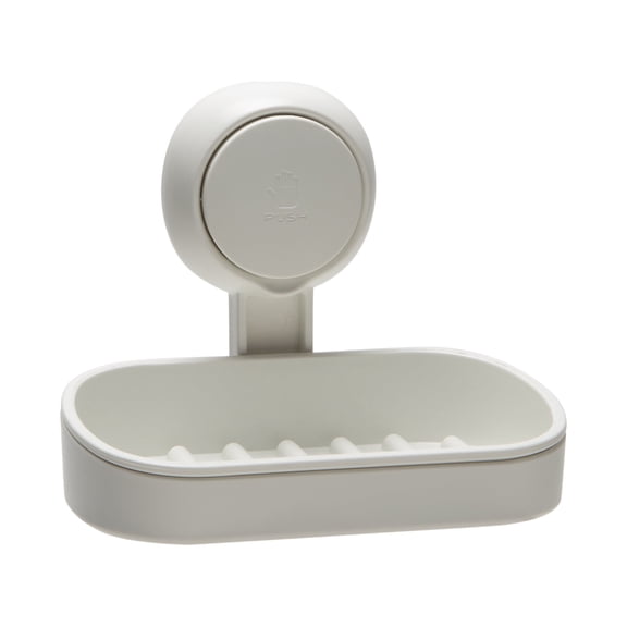 Bath Bliss Plastic Soap Dishes & Holder, White