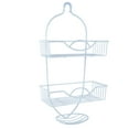 thumbnail image 1 of Bath Bliss Rainbow Design Metal Shower Organizer, White, 1 of 8