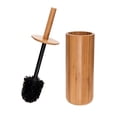 thumbnail image 1 of Bath Bliss Rounded Bamboo Toilet Bowl Brush, 1 of 6