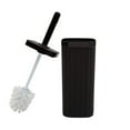 thumbnail image 1 of Bath Bliss Sailor Knot Toilet Brush, Matte Black, 1 of 5