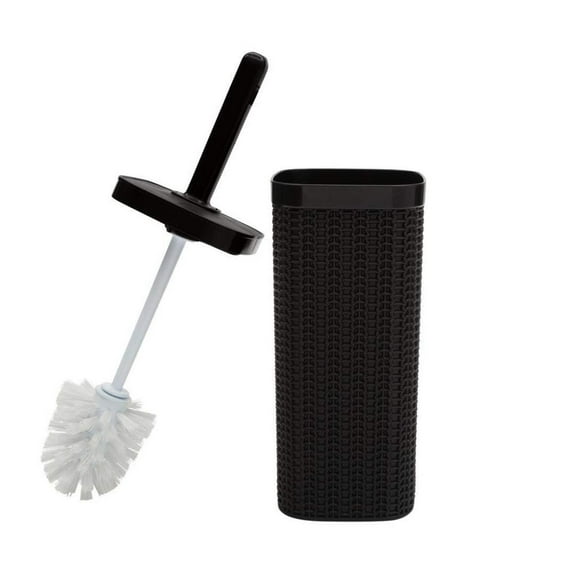 Bath Bliss Sailor Knot Toilet Brush, Matte Black