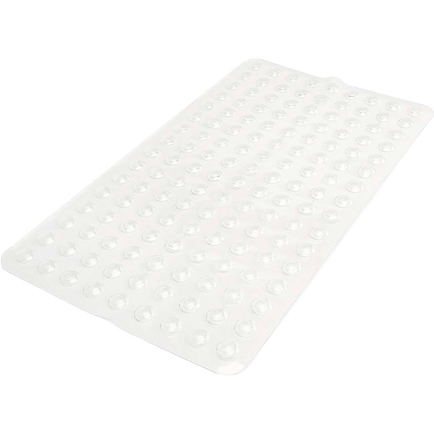 Bath Bliss Sanitized NonSlip Bath Mat In Clear