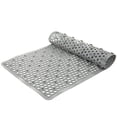 thumbnail image 1 of Bath Bliss Self Draining Bath Rug in Grey, 1 of 6