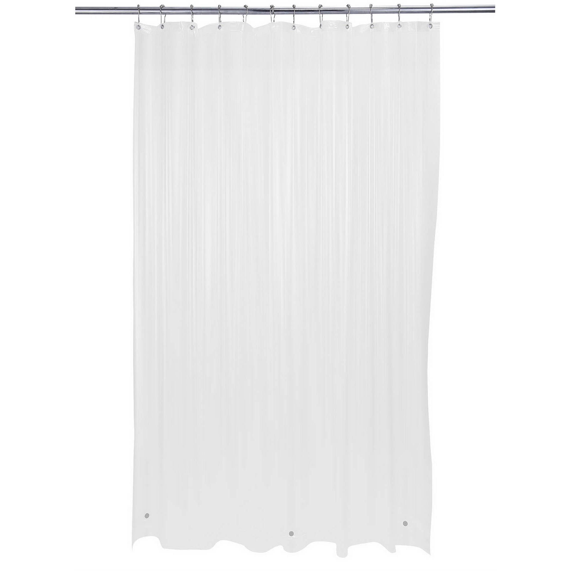 Bath Bliss Shower Liner in Clear Frost