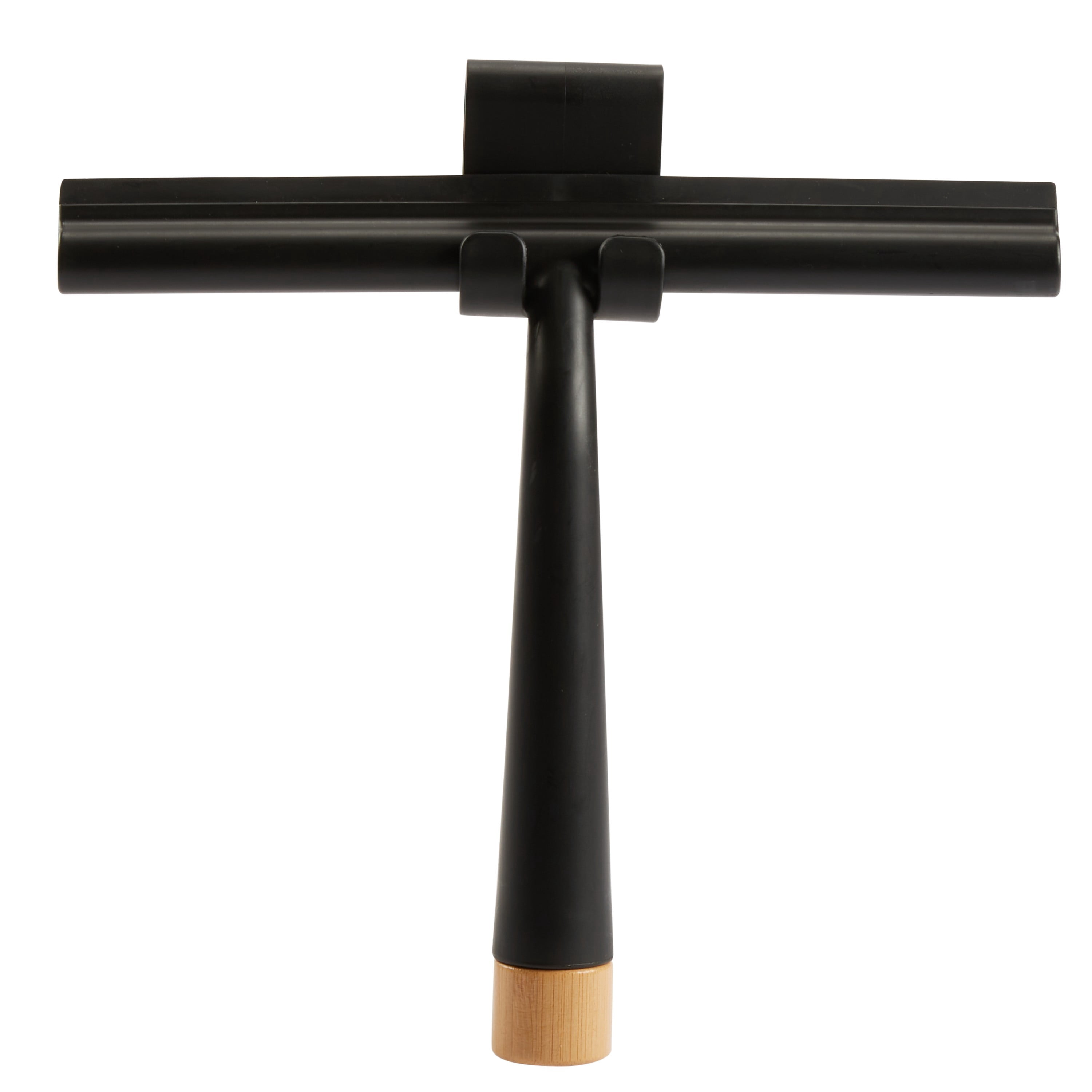 Bath Bliss Shower Squeegee with Hook in Black