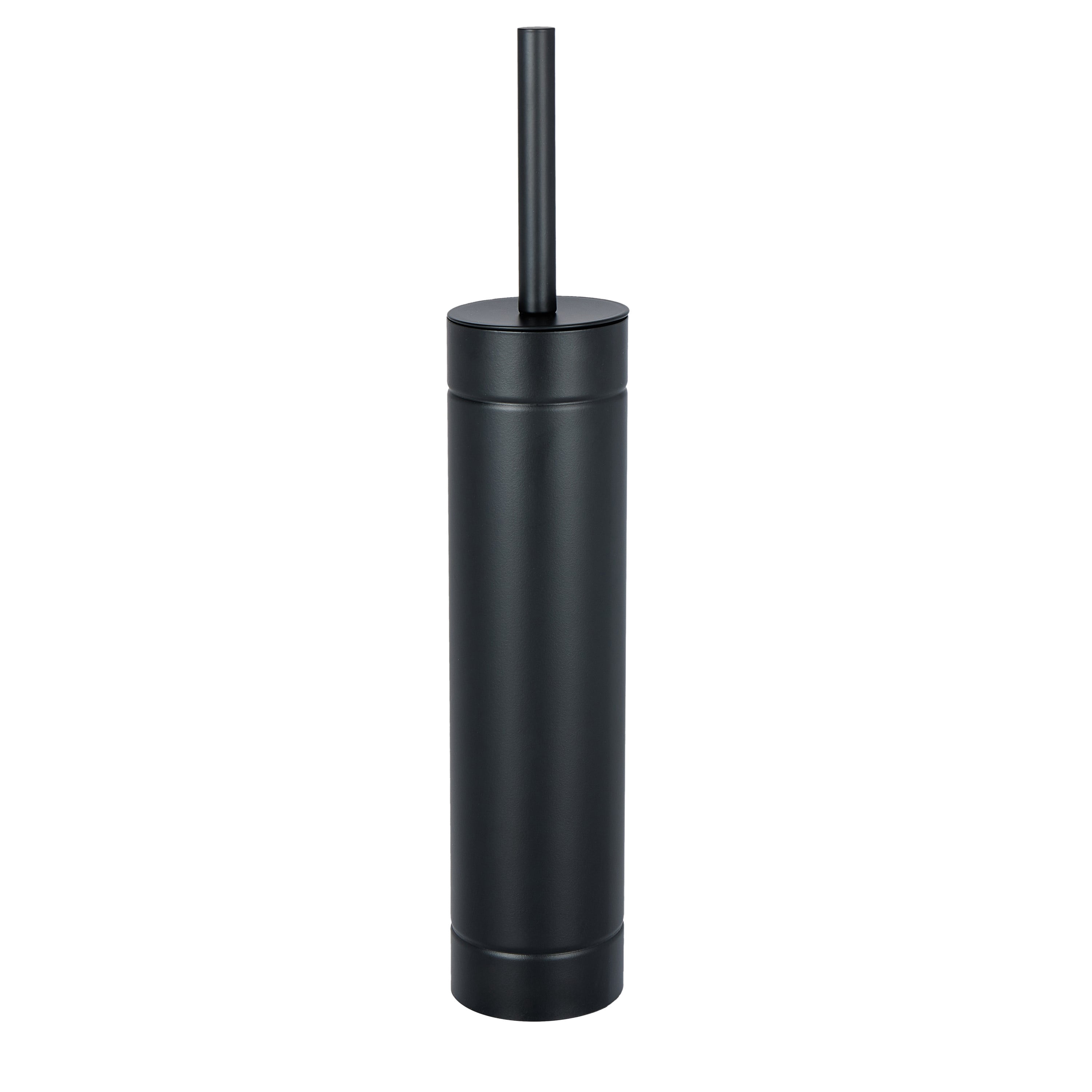 Bath Bliss  Adult Slender Toilet Brush with Weighted Base in Black