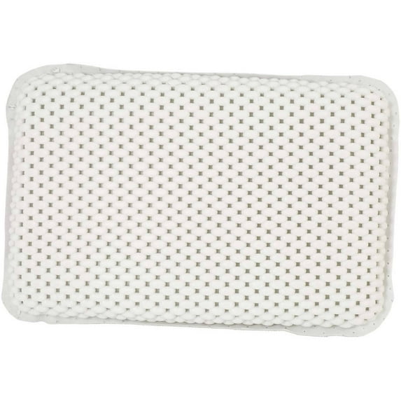 Bath Bliss Spa Foam Bath Pillow, White