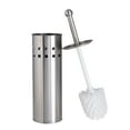 thumbnail image 1 of Bath Bliss Stainless Steel Toilet Brush with Air Vents, 1 of 7