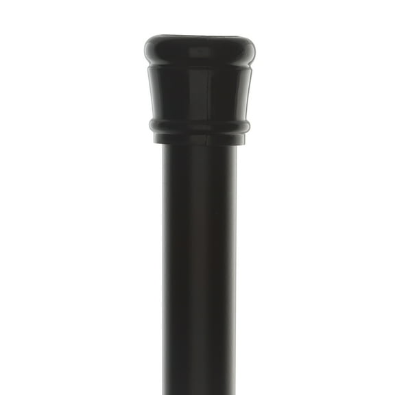 Bath Bliss Tension Shower Rod in Matte Black