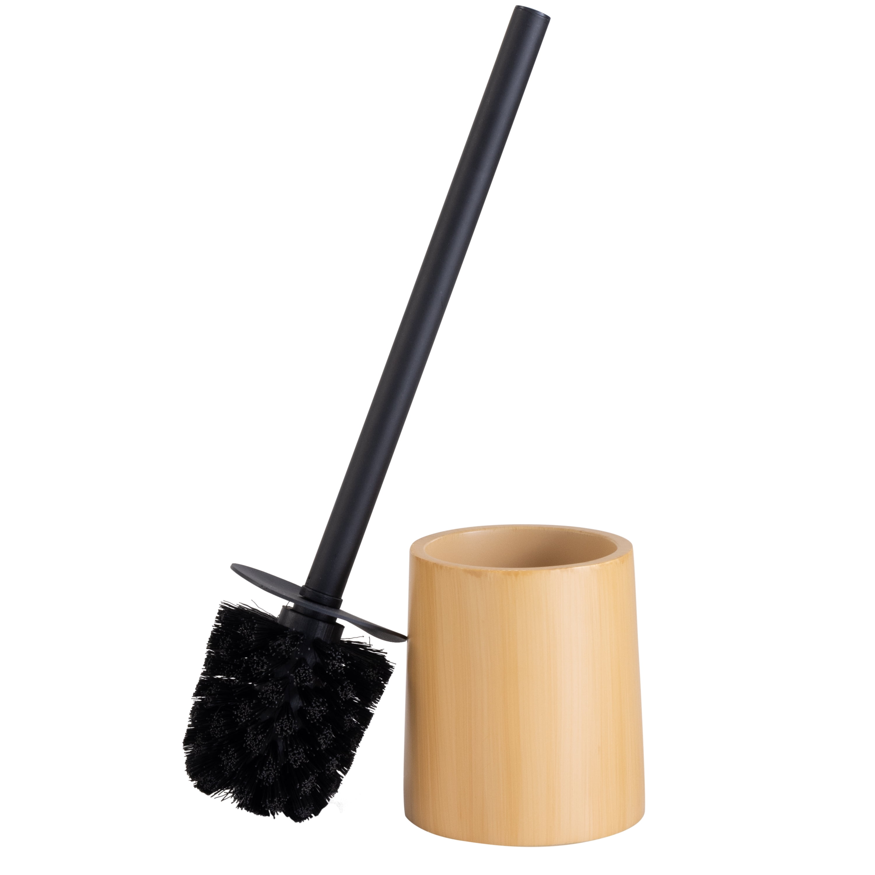 Bath Bliss Toilet Brush with Wood finish Holder