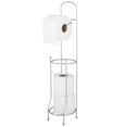 thumbnail image 1 of Bath Bliss Toilet Paper Holder and Dispenser in Satin Nickel, 1 of 8