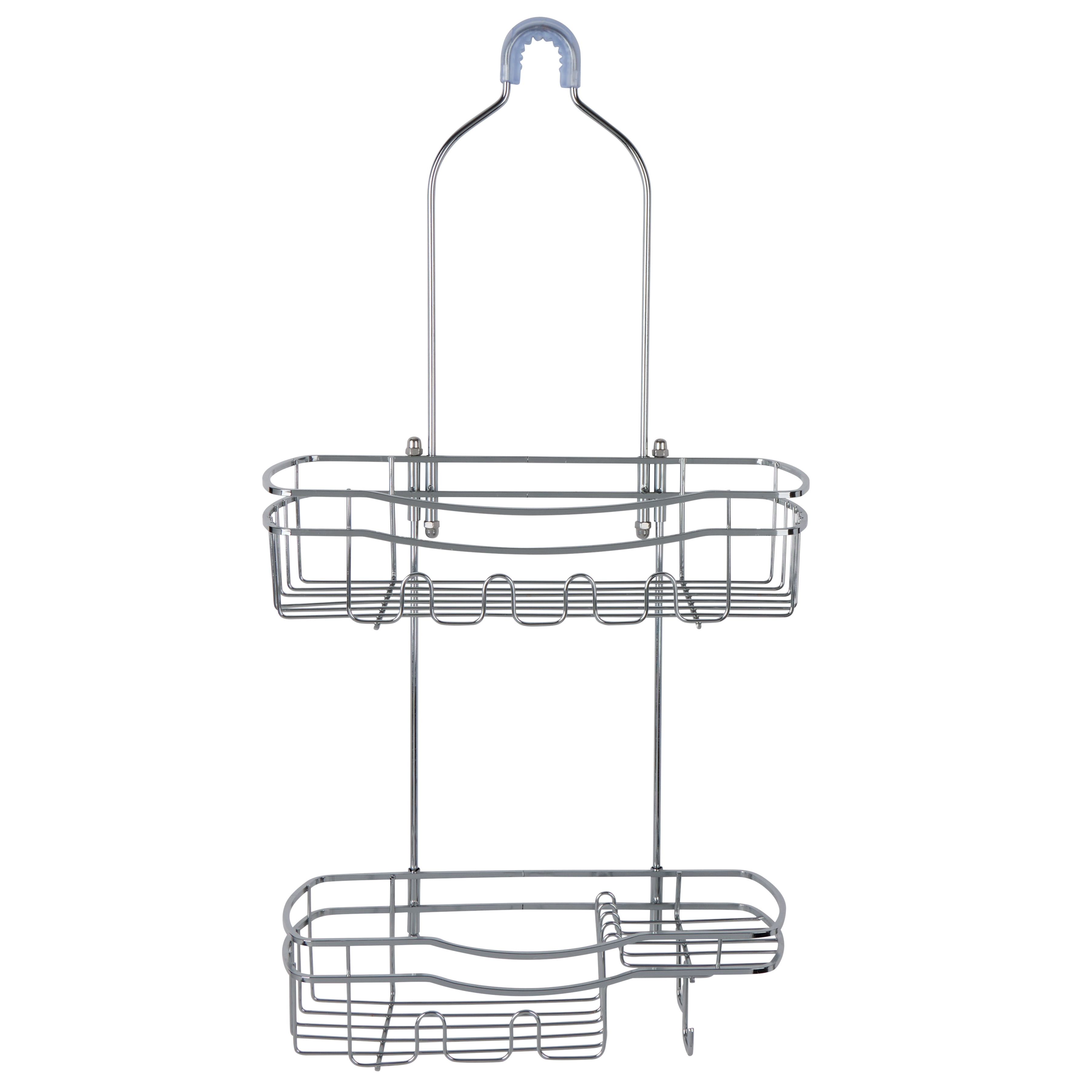 Bath Bliss Ultimate Adhesive Shower Caddy in Chrome