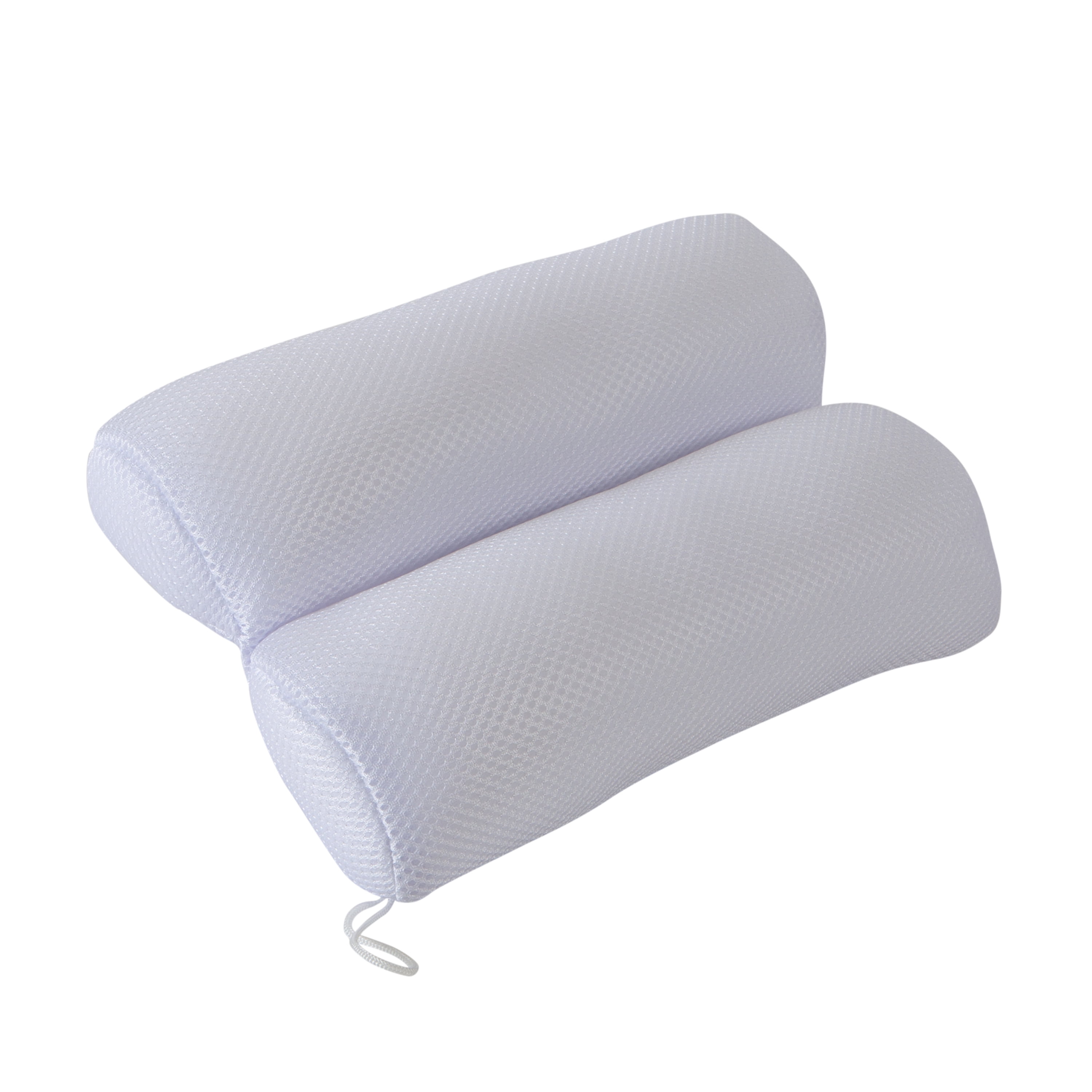 White Quick Dry Ultra Comfort Dual Chamber Bath Pillow