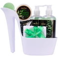 thumbnail image 1 of Draizee Luxury Heel Shoe Spa Gift Basket, 8-Piece Body Care Set with Shower Gel, Bubble Bath, Body Butter, Body Lotion, Bath Bomb, Towel and Mirror, Eucalyptus Spearmint Scent, 1 of 12
