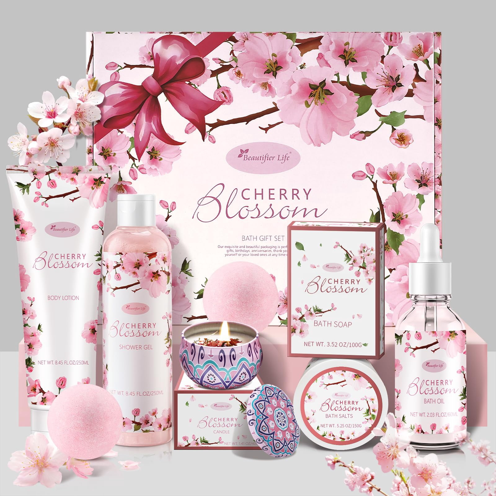 Bath and Body Gift YYF14 Set for Women & Girls - Japanese Cherry ...