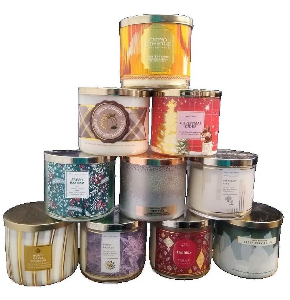 キャンドル BATH&BODYWORKS Candle(3set) Amazon.com: Bath & Body Works White Barn 3-Wick Candle in