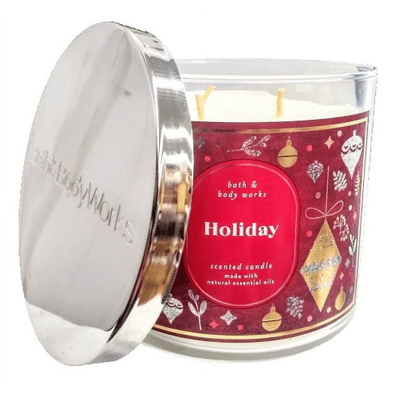 Bath & Body Works 14.5 oz Holiday Scented Jar Candle with Soy Blend Wax