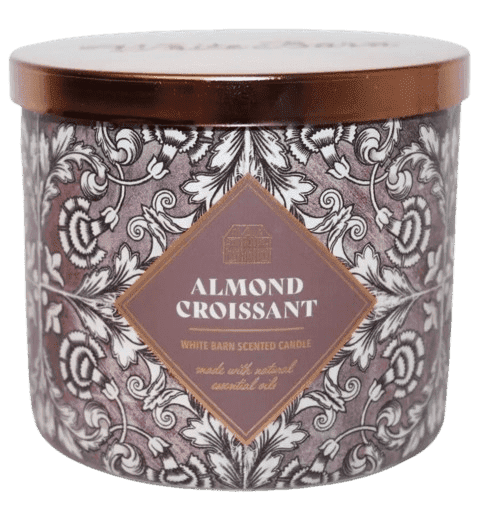 Bath & Body Works 14 Ounce Almond Croissant Scented 3-Wick Candle