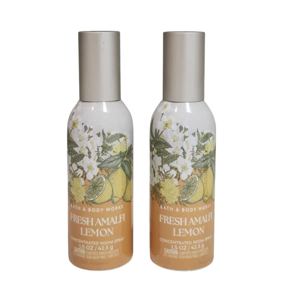 Bath & Body Works 2 Pack Room Spray Fresh Amalfi Lemon
